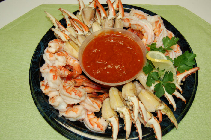 Shrimp & Crab Cocktail Claw Platter Colmar PA
