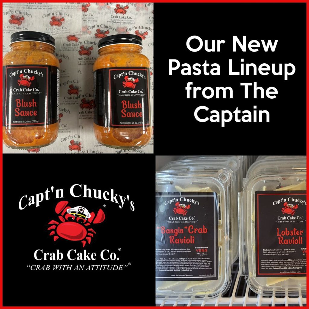 captn chuckys pasta lineup